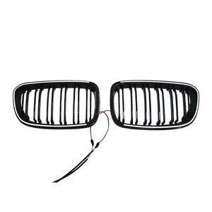 Parrilla LED de doble línea BMW para modelos Serie 1 F20 2012-2014, material ABS con cableado - Product Image 3