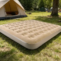 Matelas pneumatique auto-gonflant robuste, léger, portable, imperméable, résistant aux déchirures, haute élasticité, avec pompe intégrée, facile à transporter