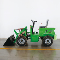 Tienu Kompakter Kleinradlader 500kg 600kg 700kg CE EPA Mini-Radlader mit Schaufel für Bau und Materialhandhabung