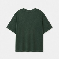 T-shirt vierge de luxe alternatif 235 GSM, impression de logo personnalisée, 100 % coton filé à anneaux, coupe minimaliste moderne