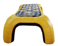JOYRISE IPS Système de jeu interactif Château gonflable en PVC avec lumière de vitesse Bataille Fun Jeu de table Installation facile