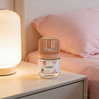 Diffuseur de parfum d'intérieur longue durée pour la maison, désodorisant WC liquide avec bâtonnets en plastique