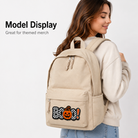 Set de Parches de Chenilla Personalizados de Halloween con Diseños de Fantasma, Calabaza y Telaraña para Gorras y Mochilas, Regalos de Temporada, Venta al por Mayor