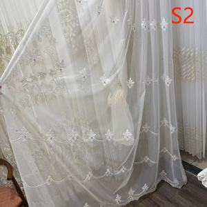 Offre spéciale de <span class=keywords><strong>tissu</strong></span> pour rideaux en voile <span class=keywords><strong>blanc</strong></span> de haute qualité à bas prix pour le salon - Product Image 5