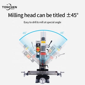 TC 9516 động cơ không chổi than dọc nhiệt chi phí thấp Máy phay nhà máy Giá mini khoan và máy phay độ chính xác cao - Product Image 3