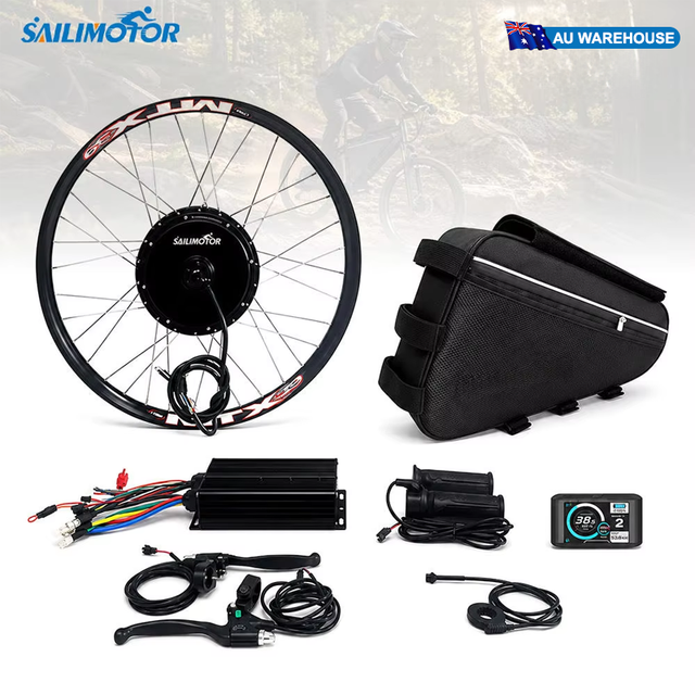 Sailimotor 29 Inch MTX Electric Bike Hub Motor 72v 2000W 3000w E Bike Conversion Kit with Battery for Bicycle AU Warehouse