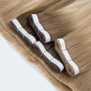 <span class=keywords><strong>Pronto</strong></span> per la spedizione: Extension a nastro da 22 pollici, Balayage, Doppia trama, Capelli umani vergini, Iniezione invisibile, Trama lunga a nastro - Product Image 2