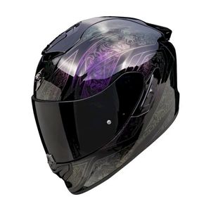 Casco Integrale Scorpion Exo 1400 Evo II Air Nero Viola XS per Moto - Product Image 1