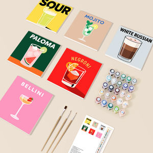 Regalo <span class=keywords><strong>de</strong></span> Navidad Orfon <span class=keywords><strong>pintura</strong></span> en miniatura por números juego <span class=keywords><strong>de</strong></span> 6, 15x15cm pequeño kit <span class=keywords><strong>de</strong></span> arte DIY, Dropshipping global personalizable - Product Image 2