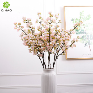 QIHAO Artificial Miniature Pear Blossom 81cm <b>Silk</b> <b>Flower</b> High Simulation Home Decor Photography Props - Product Image 3