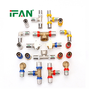Raccord à sertir en laiton personnalisé IFAN pour tuyau composite <span class=keywords><strong>multicouche</strong></span> Pex-Al-Pex avec types <span class=keywords><strong>U</strong></span>/<span class=keywords><strong>Th</strong></span> - Product Image 1