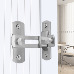 Loquet de porte en acier inoxydable à 90 degrés, mini-serrure pour porte de grange ou cage pour animaux - Product Image 2