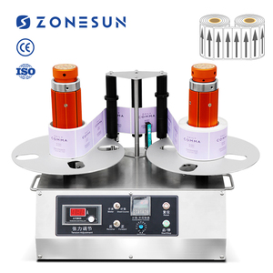 เครื่องม้วนกระดาษอัตโนมัติแบบตั้งโต๊ะ ZONESUN ZS-RJL2 พร้อมตัวนับมิเตอร์ สำหรับม้วนกระดาษ ป้ายสติกเกอร์ และม้วนต่อม้วน - Product Image 1