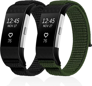 <span class=keywords><strong>Bracelet</strong></span> de <span class=keywords><strong>montre</strong></span> intelligente en nylon souple réglable avec velcro pour Fitbit <span class=keywords><strong>Charge</strong></span> <span class=keywords><strong>2</strong></span>, <span class=keywords><strong>bracelet</strong></span> de remplacement pour hommes et femmes - Product Image 1