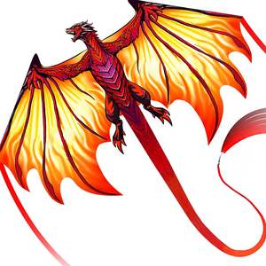 <span class=keywords><strong>Cerf</strong></span>-<span class=keywords><strong>volant</strong></span> Dragon à ligne simple avec queue, grand <span class=keywords><strong>cerf</strong></span>-<span class=keywords><strong>volant</strong></span> pour le plein air, jouet amusant pour la famille et les enfants - Product Image 4