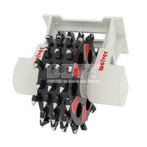 Wolver BRW110挖沟机滚筒切割机带切割轮路槽滚筒切割机带CE - Product Image 5