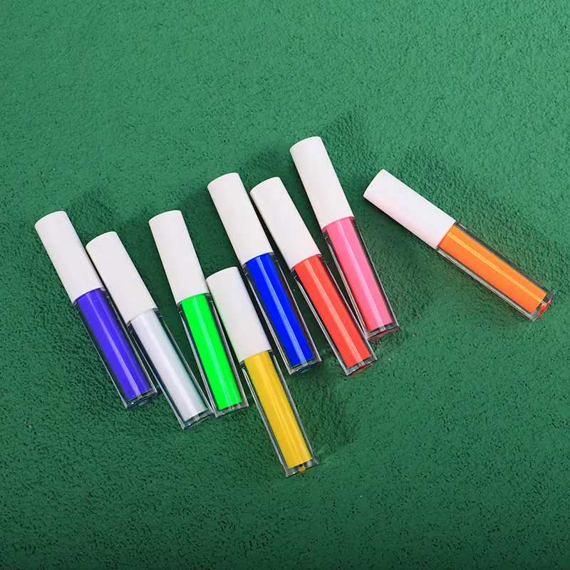 PM-13 New Arrival custom logo colorful vegan matte private label white green orange pink purple blue yellow liquid eyeliner