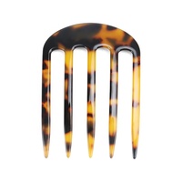 Frauen Kämme Seiten clips Cellulose acetat Schildkröte Farbe 4 Zähne Haar kämme Insert Style Kämme Clip Geeignet für Pferdes chwänze