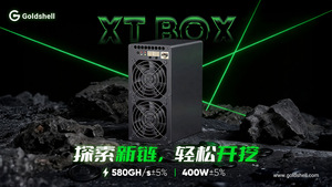 Minero Goldshell XT-BOX 580Gh/s 0.69j/Gh con Refrigeración por Aire para Cripto Minería XTM Máquina Asic Rig de Minería Algoritmo SHA3x - Product Image 2