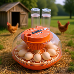 Incubateur automatique Vevor pour 12 œufs, contrôle numérique de la température, pour l'éclosion de poussins et de canards à la maison ou à la ferme - Product Image 2