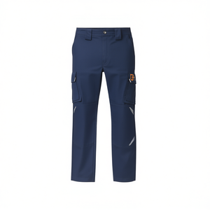 Pantalon de travail classique bleu taille M avec poches cargo pour usage industriel - Product Image 2
