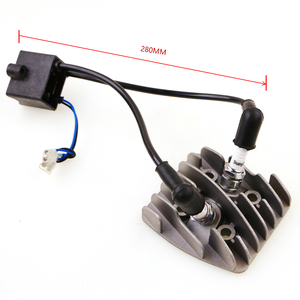 Testata cilindro YAMATZU <span class=keywords><strong>motore</strong></span> Racing 2 tempi 80cc ad alte prestazioni <span class=keywords><strong>con</strong></span> CDI e spina scintillante da 2 pezzi - Product Image 2