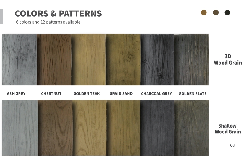 Teck/ Chêne/ Gris/ Noir/ Café/ Blanc/ Marron/ Gris clair