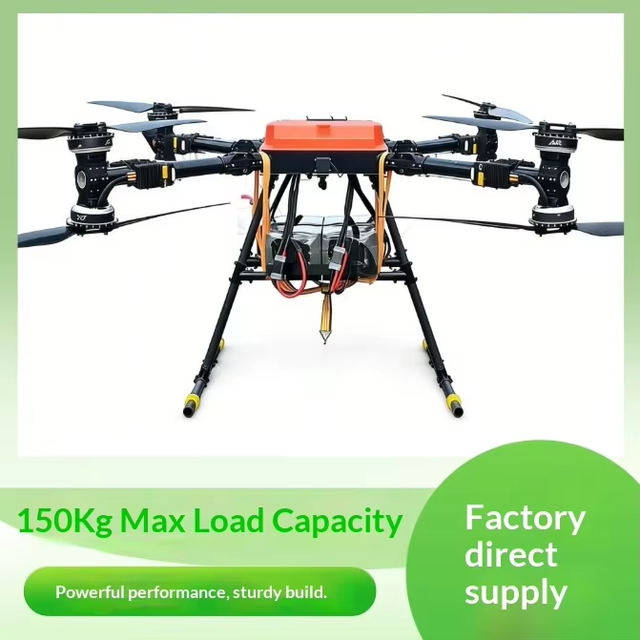 Heavy-Duty Lifting Drone for Cargo Transportation & Delivery Remote Control 150kg Capacity GPS RTK Ready to Fly