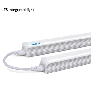 Чжуншань, лампа для очистки, 1200 мм, 18 Вт, светодиодная лампа, встроенная t8, естественный белый, соединяемый линейный потолочный светодиодный светильник с SAA