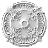 Rosace de plafond en MDF polyuréthane gaufré, aspect pierre, moderne, facile à installer, durable, écologique, surface lisse, décoration intérieure
