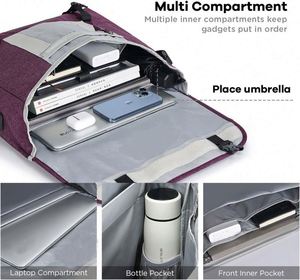 BSCI Factory 15.6 Inch <b>Laptop</b> Crossbody <b>Bags</b> Women Men Shoulder <b>Messenger</b> <b>Bag</b> - Product Image 5