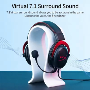 Casque de jeu HyperX <span class=keywords><strong>Cloud</strong></span> <span class=keywords><strong>2</strong></span> II original, supra-auriculaire et circum-auriculaire, avec son surround HiFi 7.1, microphone dynamique AAC pour PC et PS4 - Product Image 3