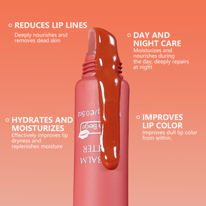 <span class=keywords><strong>Baume</strong></span> <span class=keywords><strong>à</strong></span> <span class=keywords><strong>Lèvres</strong></span> Personnalisé 6 Couleurs en Tube, Soin aux Fruits, Huile Illuminatrice Végane, Beurre <span class=keywords><strong>Teinté</strong></span>, Hydratant Végétal - Product Image 4