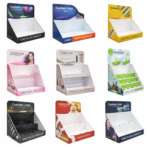 Exhibidor Portátil PDQ, Exhibidor <span class=keywords><strong>de</strong></span> Papel Personalizado <span class=keywords><strong>de</strong></span> 3 Niveles para Tienda - Product Image 1