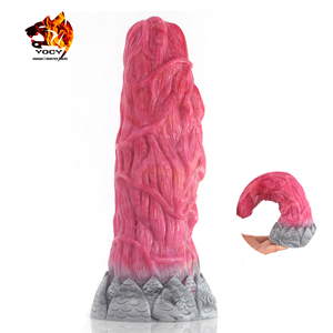 Consolador realista de diseño único para hombre y mujer, Juguetes sexuales suaves y duros, pene enorme para <span class=keywords><strong>sexo</strong></span> femenino - Product Image 1