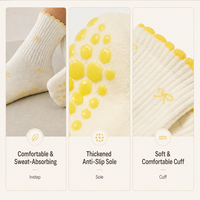 Chaussettes de yoga antidérapantes pour femmes, chaussettes de Pilates avec logo personnalisé tricoté, respirantes en coton, chaussettes de danse et de yoga antidérapantes