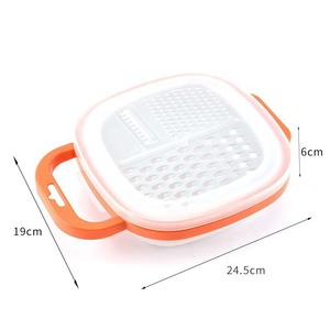 Cortador de <span class=keywords><strong>Queso</strong></span> de Acero Inoxidable con Caja, Raspador de <span class=keywords><strong>Queso</strong></span>, Cortador de Melón, Cortador de Verduras, Utensilios Pequeños de Cocina - Product Image 4