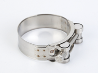 Collier de serrage réglable en acier inoxydable robuste de 17-28 mm avec bande renforcée antidérapante