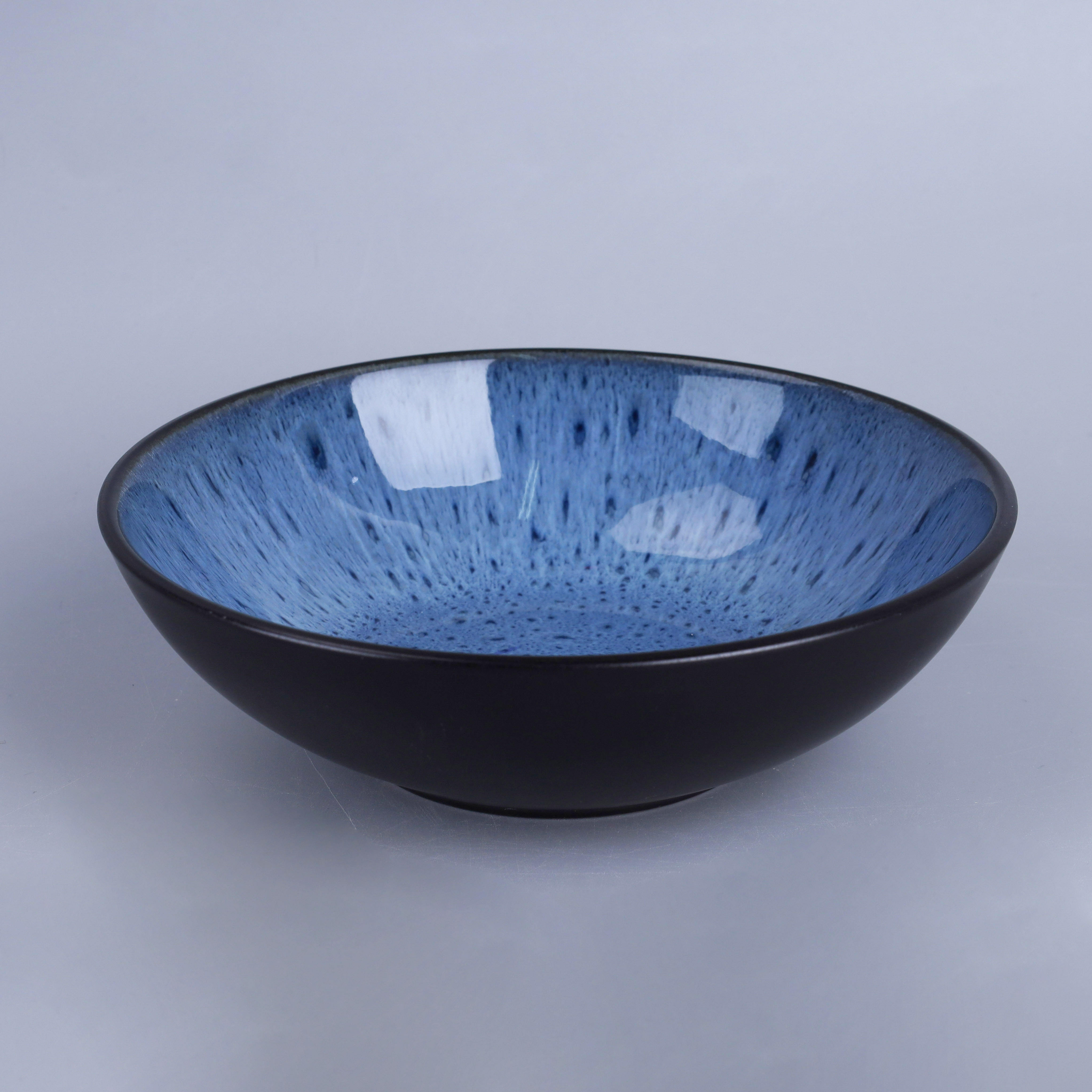 Deep blue/5.7 inch salad bowl *1pcs