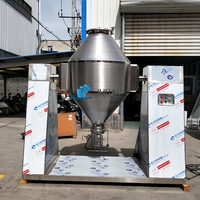 Mélangeur à double cône entièrement automatique, mélangeur vertical électrique à double cône, prix de la machine à mélanger
