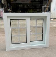 Fenêtre coulissante horizontale moderne en PVC-U avec profil multi-chambres pour appartement, chambre, hôtel, écoénergétique, certifiée CE