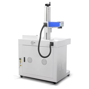 Machine de marquage laser fibre de précision 50W, type <span class=keywords><strong>armoire</strong></span> refroidie par air, pour gravure de métaux, coques de téléphone, clés USB, bijoux - Raycus - Product Image 4