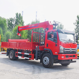 4WD ô tô cần cẩu bùng nổ 3 tấn 5 tấn 8ton 10ton thủy lực xe tải di động cần cẩu với tời điện thủy lực bùng nổ - Product Image 2