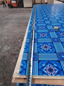 3.9mm 2.5mm lớp phủ polyster/PVC/UV/Melamine hoa colourful ván ép cho đồ nội thất 1220*2440mm - Product Image 4