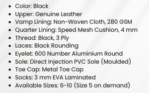 Zapatos de Seguridad de Cuero para Hombre, Estilo Moderno, Construcción Duradera, Suela Resistente, con Cordones, para Uso Industrial y Diario - Product Image 4