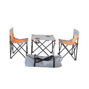 Chaise d'extérieur portable Double Camping Pliant Pique-Nique Table de voyage Ensemble de chaises - Product Image 3