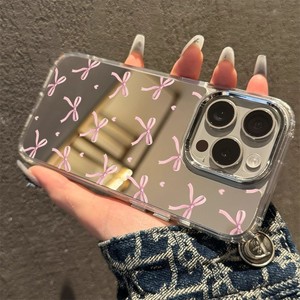 Full-<b>screen</b> bowknot design suitable for <b>iPhone</b> 17/16 phone case mirror finish for <b>iPhone</b> 15 cute and shockproof protective cover - Product Image 5