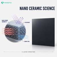Film céramique nano-charbon 25% VLT, vision cristalline, protection intimité, teinte pour vitres de voiture, IR 85 UV 99, vente en gros, usine OEM