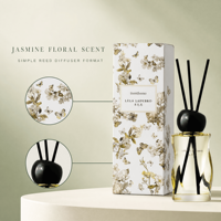 Diffuseur de parfum d'ambiance Benthene Jasmin 150ml, coffret sans eau, aromathérapie aux huiles essentielles, parfum d'intérieur, vente en gros OEM