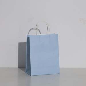 Bolsa de Regalo de Papel Kraft Impresa Personalizada en Color Sólido, Decoraciones Duraderas y de Estilo Clásico, Precio de Fábrica - Product Image 5